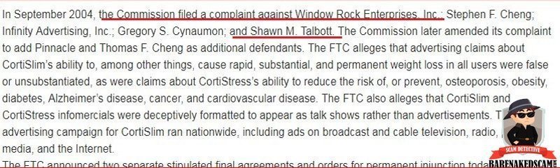 Shawn Talbott FTC Issue