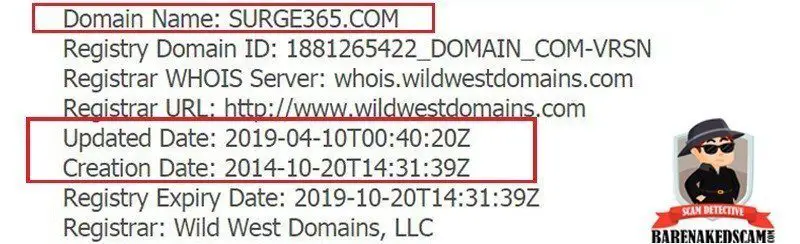 Domain Registration For Surge365