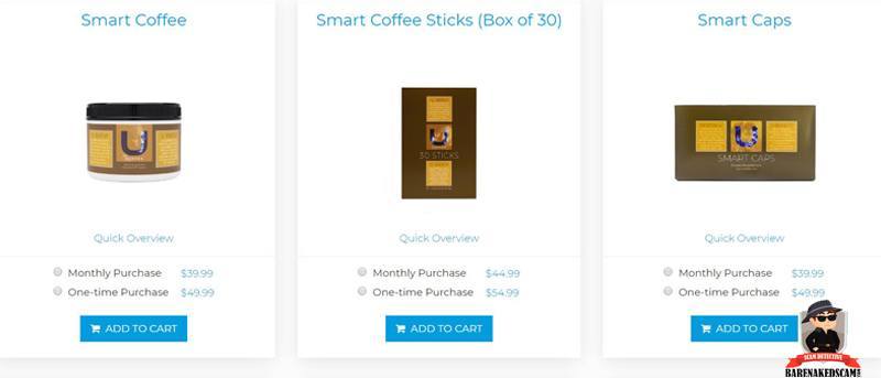 revital U Smart Coffee Products