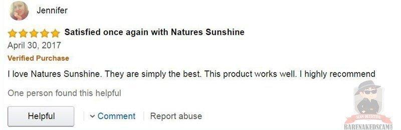 Nature Sunshine Products Customer Feedbacks