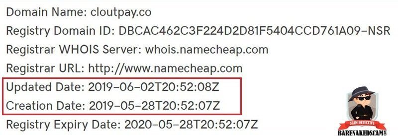 cloutpay co site domain created