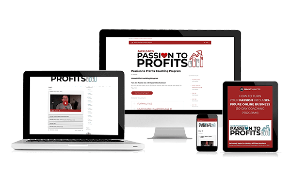 Passion to Profits Course e-Cover