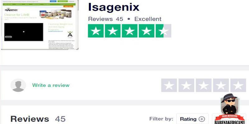 ISAGENIX-Review-Trustpilot