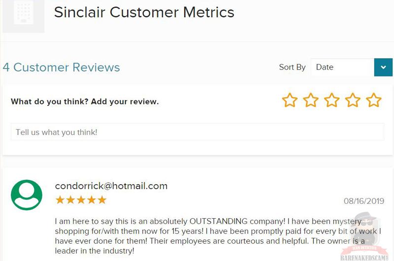 Sinclair-Customer-Metrics-Reviews